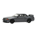 POP RACE 1/64 GT-R R32 GUN GREY METALLIC ミニカー PR640101 【8月予約】