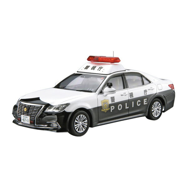 アオシマ ザ☆モデルカー No.129 1/24 トヨタ GRS210 クラウン パトロールカー 警ら用 ’16 プラモデル 【7月予約】