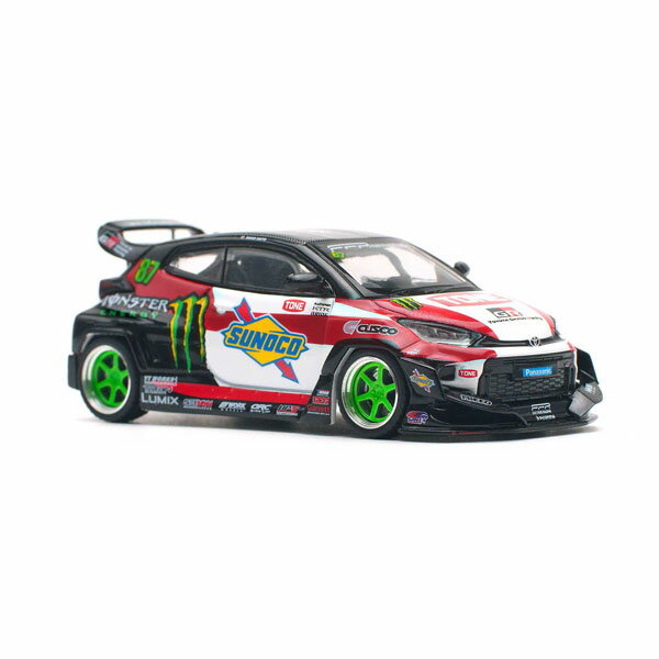 POP RACE 1/64 PANDEM GR YARIS DAIGO SAITO ミニカー PR640106 【9月予約】