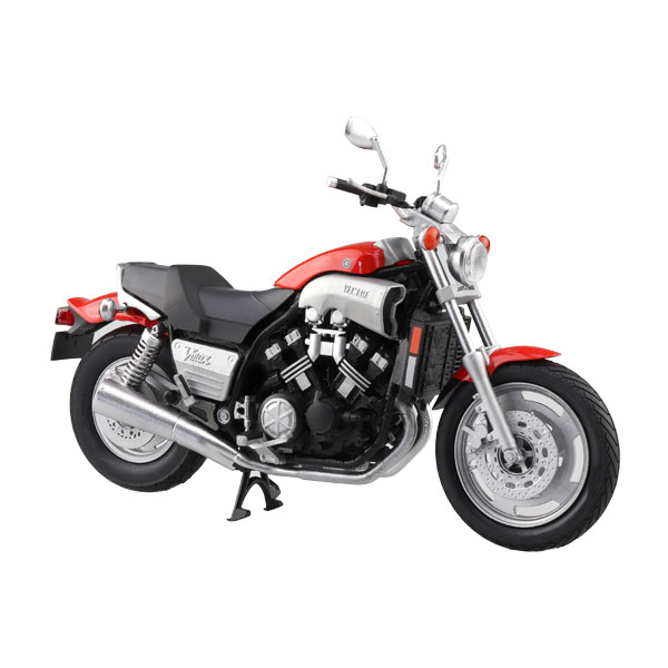 スカイネット 1/12 完成品バイク Yamaha Vmax ファイアーレッド （ZM131055）のサムネイル