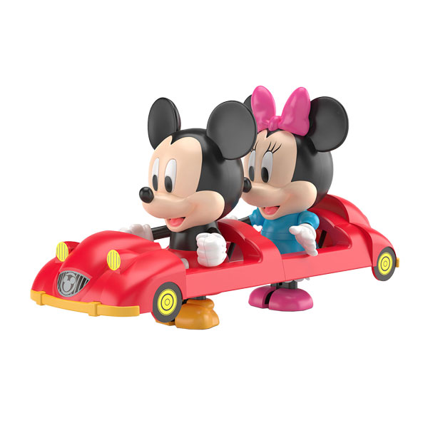 楽プラ トコトコ ディズニー キャラクター ミッキー＆ミニー プラモデル アオシマ No.DP-03 （ZP131551）