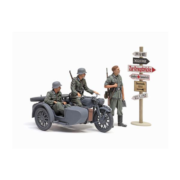 タミヤ 1/35 MM ドイツ軍用サイドカー KS600 プラモデル ミリタリーミニチュアシリーズ No.384 35384 【7月予約】