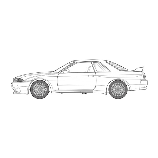 乐天商城 - フジミ 1/24 タイサン STP GT-R (スカイライン GT-R BNR32 Gr.A仕様) 1993 プラモデル インチアップシリーズ No.314 （ZS130576）