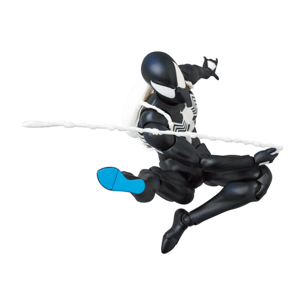 メディコム・トイ MAFEX マフェックス No.147 SPIDER-MAN スパイダーマン BLACK COSTUME (COMIC Ver.) フィギュア（ZF130949）