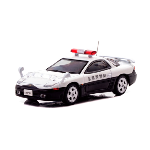 RAI’S 1/64 三菱 GTO Twin Turbo (Z16A) 宮城県警察高速隊車両 ミニカー H7640024 （ZM133023）