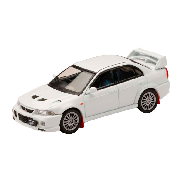 乐天商城 - ホビージャパン 1/64 三菱 ランサー GSR エボリューション 6 (CP9A) 1999 マッドフラップ付き スコーティアホワイト ミニカー HJ642033AW （ZM133366）