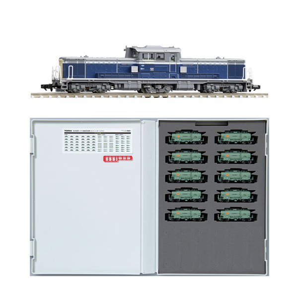 送料無料◆セット販売 2259/98867 TOMIX トミックス JR DD51-800形 ディーゼル機関車 (JR貨物更新車)＋私有 タキ1900形貨車 (セメントターミナル) セット(10両) Nゲージ 鉄道模型 【12月予約】のサムネイル