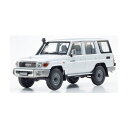 送料無料◆京商 ALMOST REAL by KYOSHO 1/18 ダイキャストモデル トヨタ ランドクルーザー 76 2017 (ホワイト) ミニカー AL870103 (ZM135696)