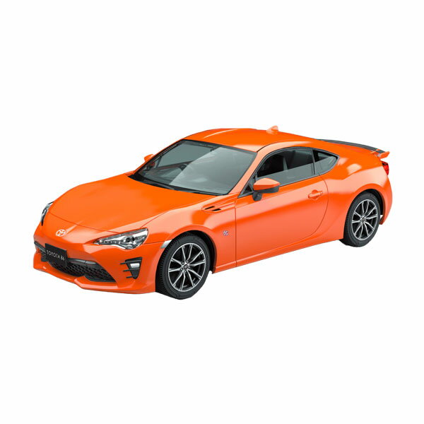アオシマ 楽プラ スナップキット 08-OR 1/32 トヨタ 86 (オレンジメタリック) プラモデル （ZS134229）