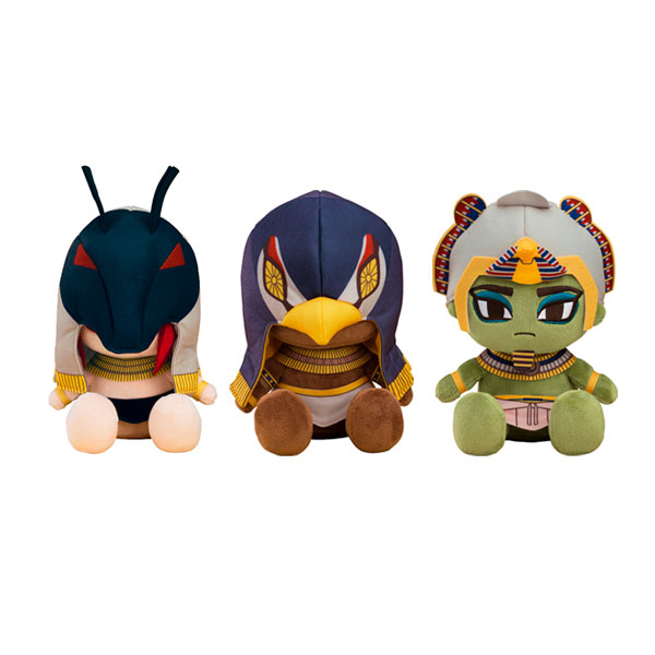 送料無料◆ENNEAD ぬいぐるみ 3種セット (セト/ホルス/オシリス) オランジュ・ルージュ 【4月予約】