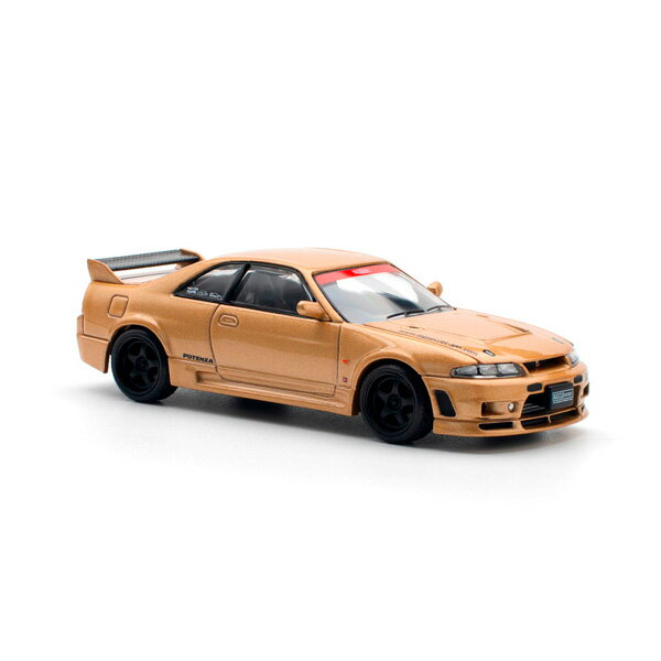 POP RACE 1/64 TOP SECRET GT-R R33 (GOLD) ミニカー PR640150 【1月予約】のサムネイル