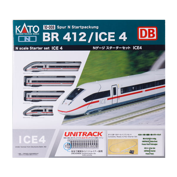 送料無料◆10-008 KATO カトー Nゲージスターターセット ICE4 Nゲージ 鉄道模型（ZN140663）