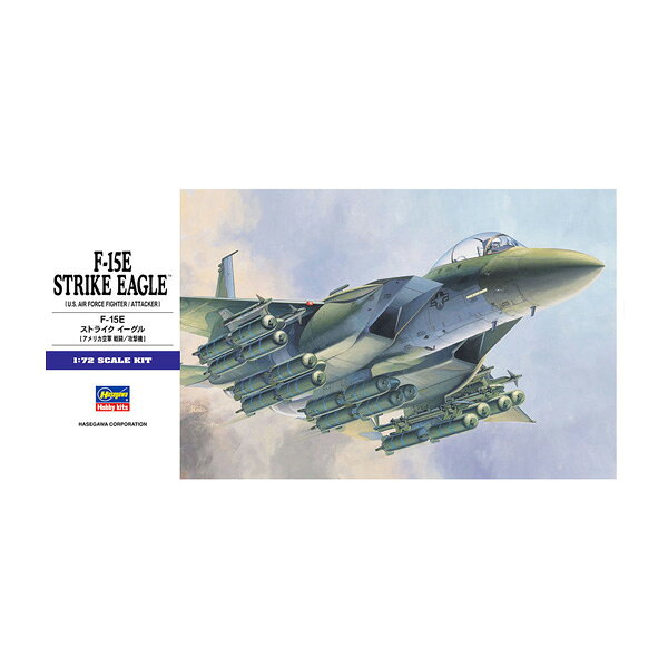 発売予定日発売中！メーカーハセガワ登場作品---商品詳細F-15Eデュアル・ロール・ファイターは、F-15イーグルの対地攻撃能力を増強した型です。長距離の地上攻撃と制空戦闘の両方をこなすため、胴体両側面にコンフォーマル・タンクと呼ばれる燃料タンクが取り付けられています。またこのタンクには兵装ステーションが6ヶ所あり兵装搭載量も大幅に増加されました。これにともなって火器管制装置も空対空のみならず空対地の能力も大幅に強化されています。原型製作---サイズ1/72スケール商品仕様プラスチックモデルキットパッケージ---備考※組み立て・塗装の必要なプラモデルです。完成品ではございませんのでご注意ください。※商品の画像は試作品、実機・実車、イメージCGなどを内容の補助的説明として掲載いたしておりますので、実際の商品と異なる場合が御座います。個数制限お1人様3個まで※複数商品のご注文について2019年4月1日以降のご注文は、在庫商品同士のみ、1度にご注文いただいた場合同梱可能です。（送料は1回分です。）※商品の発送時期について◎ 在庫商品はorder受付の翌営業日に発送されます。（お振込みの場合は、入金確認の翌営業日発送です。）営業日に付きましては、トップページのカレンダーをご確認下さい。お急ぎのご注文には対応出来ない場合が御座いますので予めご了承下さい。※長期のお取り置きはしておりません。※当社が運営する他店舗でのご注文とはおまとめが出来ません。※ラッピングサービス、海外発送は行っておりませんので予めご了承下さい。JAN CODE：4967834015401