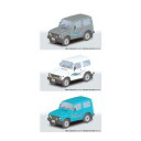 送料無料◆アオシマ 楽プラ スナップキット 1/32 スズキ JA11 ジムニー 3種セット(チャコールグレーメタリック/トリトンブルーメタリック/スペリアホワ...