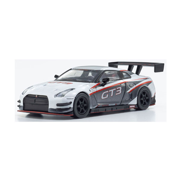 京商 KYOSHOオリジナル 1/64 (MOTN) ニスモ R35 GT-R GT3 LED搭載 (ホワイト) ミニカー K07131LW 【7月予約】