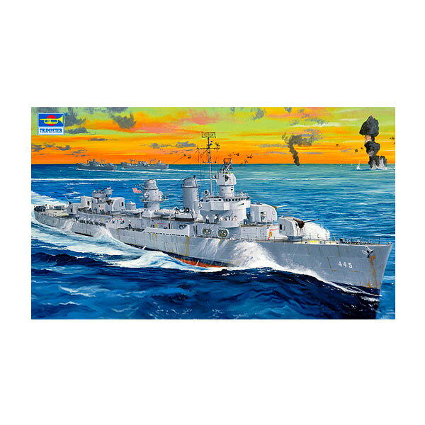 送料無料◆トランぺッター 1/200 アメリカ海軍駆逐艦 DD-445 フレッチャー プラモデル 0 ...