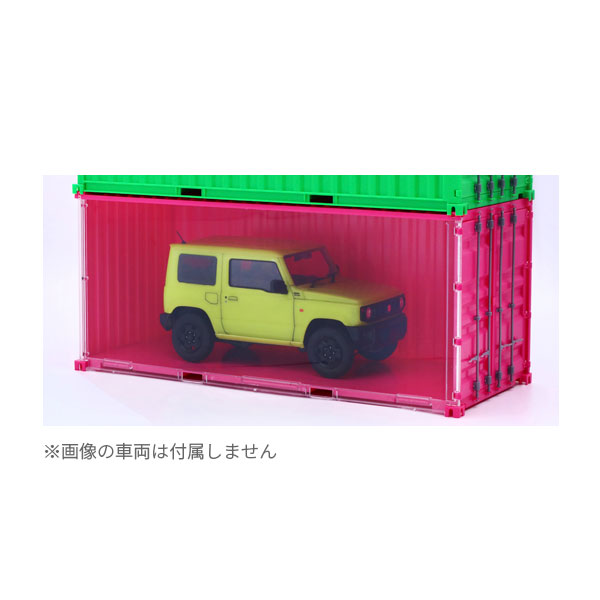 フジミ 1/24 20ftコンテナ (ピンク) 完全新規金型 プラモデル 車NEXT1002 車NEXTシリーズ （ZS147834）