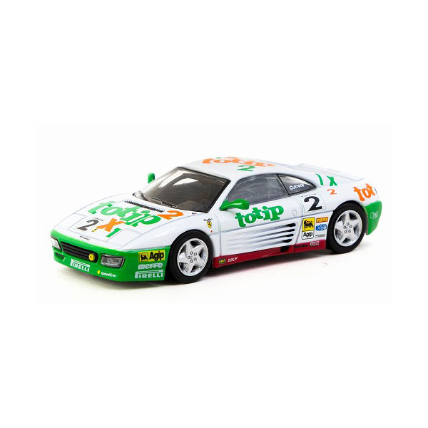 ターマック 1/64 フェラーリ・348 1993 フェラーリ348チャレンジ パオロ・カトレラ ミニカー T64-082-93CHA02 （ZM148455）