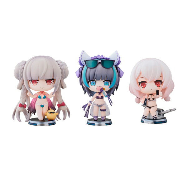 乐天商城 - Azur Lane アズールレーン 夏の水着Q版フィギュア Vol.2 3体セット 特典付き HanaBee （ZF151193）