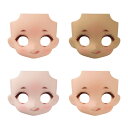 ねんどろいどどーる かすたむフェイス Make Up!:れにゃ01 4種セット (peach/cinnamon/cream/almond milk) グッドスマイルカンパニー 【12月予約】