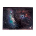 送料無料◆アクリルデザインブロックシリーズ 宇宙 サイズB (220×300×3mm) スタジオユーワ YWAB-007 【6月予約】