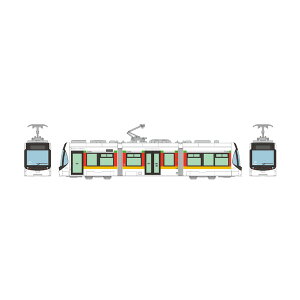 337270 トミーテック 鉄道コレクション 富山地方鉄道市内軌道線 T100形 (第4編成) 104号車 1/150(Nゲージスケール) 鉄道模型 【10月予約】