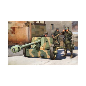アイラブキット 1/16 ドイツ軍 7.5cm PaK40 対戦車砲 w/レジンフィギュア2体 エッチングパーツ付属 プラモデル ILK61608 【7月予約】
