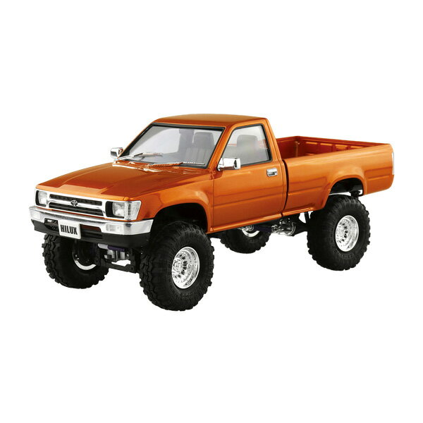 発売予定日発売中！メーカーアオシマ登場作品---商品詳細シングルキャブハイラックスのリフトアップ仕様●USグリル●USフロントバンパー●USロングベッド●ユーロテール●USドアミラー●アルミホイール●カスタムステアリング●窓枠マスキングシール付属原型製作---サイズ1/24スケール商品仕様プラスチックモデルパッケージ---備考※組み立て・塗装の必要なプラモデルです。完成品ではございませんのでご注意ください。※商品の画像は試作品、実機・実車、イメージCGなどを内容の補助的説明として掲載いたしておりますので、実際の商品と異なる場合が御座います。個数制限お1人様3個まで※複数商品のご注文について2019年4月1日以降のご注文は、在庫商品同士のみ、1度にご注文いただいた場合同梱可能です。（送料は1回分です。）※商品の発送時期について◎ 在庫商品はorder受付の翌営業日に発送されます。（お振込みの場合は、入金確認の翌営業日発送です。）営業日に付きましては、トップページのカレンダーをご確認下さい。お急ぎのご注文には対応出来ない場合が御座いますので予めご了承下さい。※長期のお取り置きはしておりません。※当社が運営する他店舗でのご注文とはおまとめが出来ません。※ラッピングサービス、海外発送は行っておりませんので予めご了承下さい。JAN CODE：4905083202296