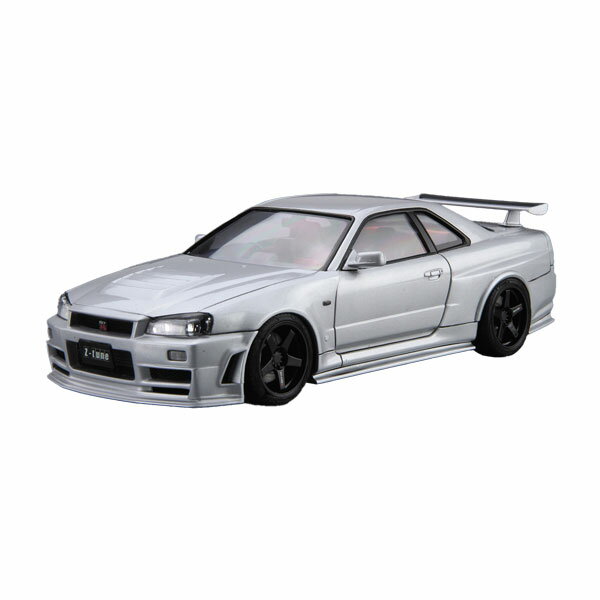 乐天商城 - アオシマ ザ☆モデルカー No.34 1/24 ニスモ BNR34 スカイライン GT-R Z-tune ’04 プラモデル （ZS153618）