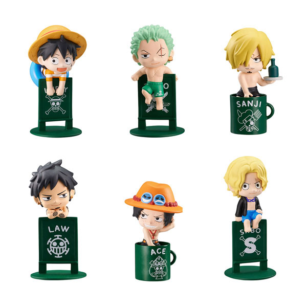 乐天商城 - お茶友シリーズ ONE PIECE 海賊たちのバカンス メガハウス (1BOX) （ZT152288）