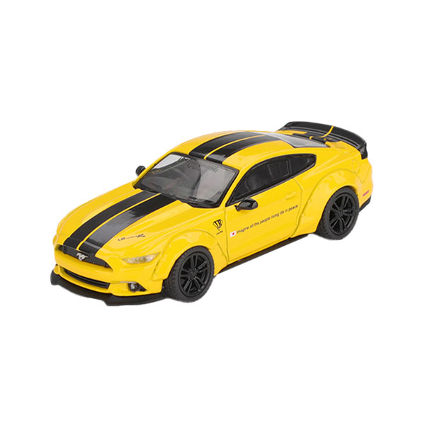 MINI-GT 1/64 LB★WORKS フォード マスタング トリプルイエロー (左ハンドル) ミニカー MGT01077-L 【10月予約】のサムネイル