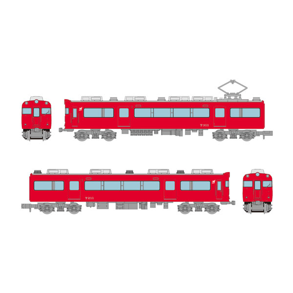 336679 トミーテック 鉄道コレクション 名古屋鉄道7300系 2両セット 1/150(Nゲージスケール) 鉄道模型 【12月予約】のサムネイル