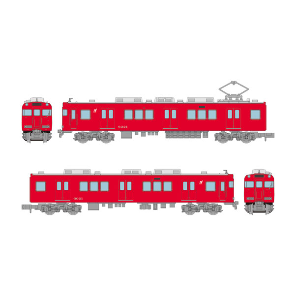 337683 トミーテック 鉄道コレクション 名古屋鉄道6000系 (5次車・三河線) 2両セット 1/150(Nゲージスケール) 鉄道模型 【12月予約】のサムネイル