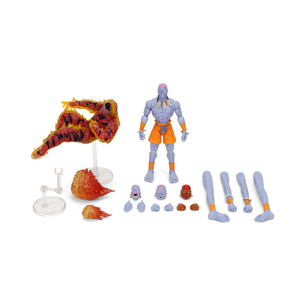 ストリートファイター 1/12 アクションフィギュア ダルシム プレーヤー2 デラックス仕様 (Dhalsim Player2 Next Level) JADATOYS JADA36690 （ZF156120）のサムネイル