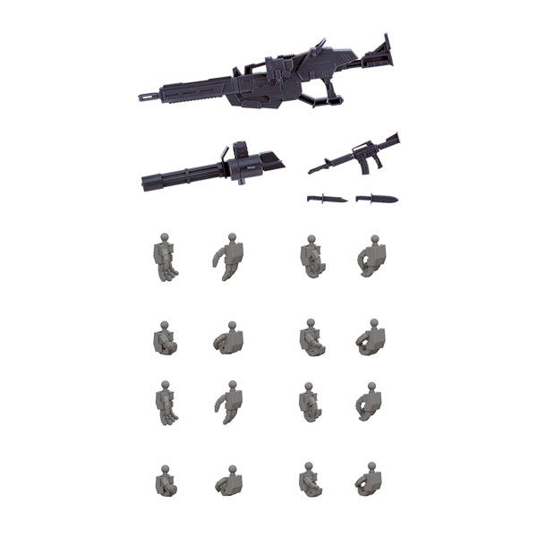 MODEROID Tハンドセット 2種 (角/M・角/S)＋ウェポンセット01 from ティタノマキアSIDE：CE プラモデル セット販売 グッドスマイルカンパニー 【1月予約】