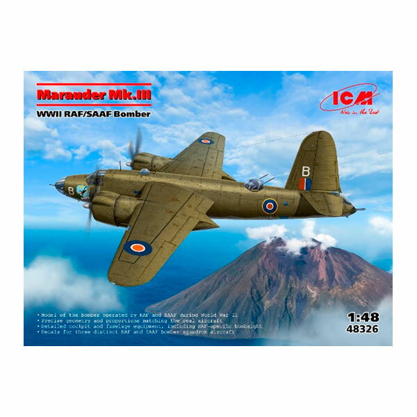 送料無料◆ICM 1/48 マローダー Mk.III RAF/SAAF イギリス空軍/南アフリカ空軍 プラモデル 48326 【12月予約】
