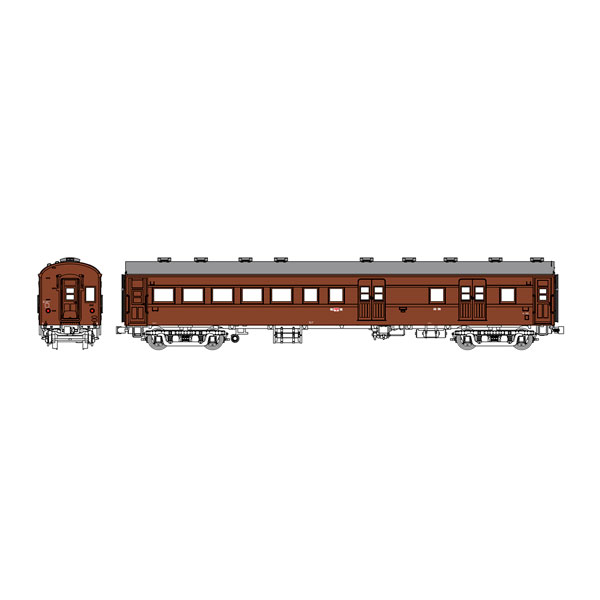 送料無料◆TW61-07BR トラムウェイ オハユニ61 (初期タイプ、?105) ぶどう2号 1/80スケール 鉄道模型（ZN163485）