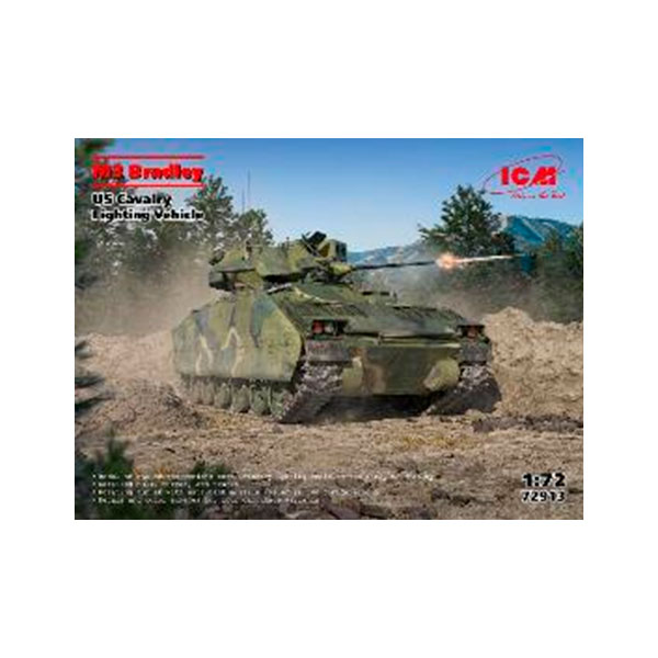 発売予定日発売中！メーカーICM登場作品---商品詳細世界最高性能といわれる初期 M3 ブラッドレーをキット化。・精巧な車体、砲塔、履帯を詳細に再現・対戦車ミサイルシステム搭載の回転式砲塔付属(2種類)・デカール4種付属・部品数：148点・完成サイズ：92mm原型製作---サイズ1/72スケール商品仕様プラスチックモデルキットパッケージ---備考※組み立て・塗装の必要なプラモデルです。完成品ではございませんのでご注意ください。※商品の画像は試作品、実機・実車、イメージCGなどを内容の補助的説明として掲載いたしておりますので、実際の商品と異なる場合が御座います。個数制限お1人様3個まで※複数商品のご注文について2019年4月1日以降のご注文は、在庫商品同士のみ、1度にご注文いただいた場合同梱可能です。（送料は1回分です。）※商品の発送時期について◎ 在庫商品はorder受付の翌営業日に発送されます。（お振込みの場合は、入金確認の翌営業日発送です。）営業日に付きましては、トップページのカレンダーをご確認下さい。お急ぎのご注文には対応出来ない場合が御座いますので予めご了承下さい。※長期のお取り置きはしておりません。※当社が運営する他店舗でのご注文とはおまとめが出来ません。※ラッピングサービス、海外発送は行っておりませんので予めご了承下さい。JAN CODE：4823044411207