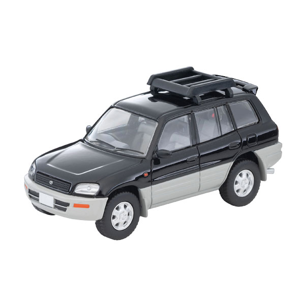 発売予定日2026年5月予定メーカートミーテック登場作品---商品詳細●初代RAV4 J Vに新仕様が登場！●サイドデカールなどオプションパーツにも注目●今となっては懐かしい90’s RVいまや世界中の乗用車のスタンダードとなっている横置きエンジンのSUV。その元祖といえるのが、1994年に登場した初代RAV4でした。当初は3ドアのショートボディだけで現れたRAV4ですが、翌年にはVの名を冠した5ドア仕様が追加され、人気がさらに盛り上がりました。海外でも評価は高く、オープントップ仕様やハイパワーエンジン車、電気自動車など様々なバリエーションを追加しながら2000年まで生産されました。TLV-NEOでは初代RAV4の5ドアを新たな仕様で展開いたします。日本市場では販売店によりLとJのサブネームがつき、それぞれフロントグリルの網目で区別されました。今回はオート店で販売されたJを2色展開いたします。1990年代中頃のRVブームを反映した、グリルガードやフォグランプ、ルーフキャリアなどのオプション装着状態としました。様々な仕様が楽しいRAV4は続々と展開中です。原型製作---サイズ1/64スケール商品仕様ダイキャスト製ミニカー(塗装組立済)パッケージ---備考※商品の画像は試作品、実機・実車、イメージCGなどを内容の補助的説明として掲載いたしておりますので、実際の商品と異なる場合が御座います。個数制限お1人様3個まで■ ご予約商品全般に関するご注意当店では十分な数量を発注したうえでご予約を承っておりますが、生産上の都合などにより、入荷直前で数量を調整されてしまう場合が稀に御座います。その場合メールでご連絡のうえ、原則ご注文先着順でのご提供となります。また、複数個のご注文を減数させて頂いたり、ご注文自体を取り消しとさせて頂く場合が御座います。予めご了承頂けますようお願い致します。※2019年4月1日より、ご予約商品はお支払い方法に関わらず単体のみでの受付となります。上記日時以降にご予約商品を複数同時にご注文された場合、自動的にキャンセル処理が行われますのでご注意下さい。2019年3月31日以前にご注文の場合、同梱・分割につきましては以下からご確認下さい。ご注文管理システム概要※商品の大幅な延期についてメーカーの都合により発売の大幅な遅れが発生する可能性がございます。発売延期発生から1年以上情報が途絶えたものは、当店の判断で受注を一旦白紙とさせて頂く場合が御座います。正確な情報が入り次第、改めて受注を取り直し致します。また、2019年4月1日より、注文日より1年以上経過したご注文は、システム上強制キャンセルされることとなりました。予めご了承下さい。※ご予約商品のキャンセルについてご注文のキャンセルは発売延期時等も含み原則不可となりますので、十分ご検討の上お申し込み下さい。代金引換発送後の受け取り拒否などは、往復分の送料等諸経費をご請求させて頂きます。尚、複数個（2個以上）のご注文、海外メーカーの商品、1万円を超える高額商品のご注文はキャンセルを一切承る事が出来ませんので、十分ご検討のうえご注文下さい。また、キャンセル履歴のある方のご注文は、当店の判断でご注文をお断りさせて頂く場合が御座いますので予めご了承下さい。※商品の発送時期について◎ ご予約商品は入荷翌営業日より発送されます。営業日に付きましては、トップページのカレンダーをご確認下さい。入荷日が週末にあたる場合は、翌週の発送になります。お急ぎの発送に対応出来ない場合が御座いますので予めご了承下さい。※長期のお取り置きはしておりません。※当社が運営する他店舗でのご注文とはおまとめが出来ません。※お引越しや長期出張の際は事前にメールでご連絡下さい。※ラッピングサービス、海外発送は行っておりませんので予めご了承下さい。JAN CODE：4543736338970