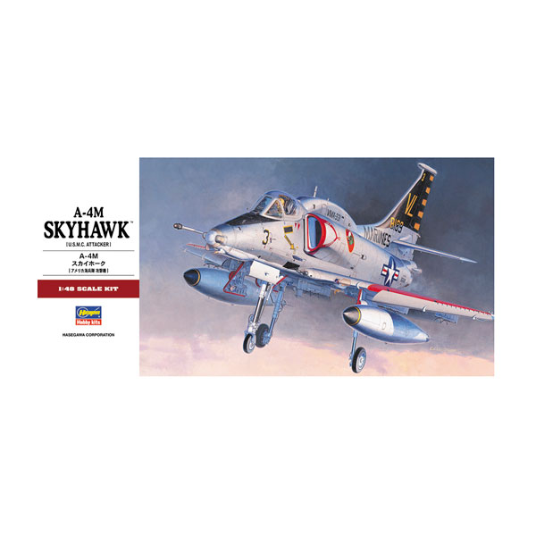 Military - ハセガワ 1/48 A-4M スカイホーク プラモデル PT33 （ZS165301）
