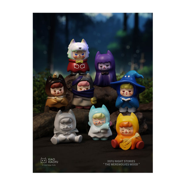 送料無料◆XXFU 夜の物語 狼男の森シリーズ トレーディングフィギュア (1BOX) RUISO COSMO 【1月予約】
