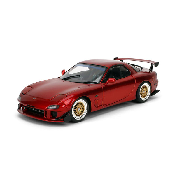 送料無料◆Jada Toys 1/18 PINK SLIPSシリーズ マツダ RX-7 タイプ RS (FD3S) (レッドメタリック) ダイキャストモデル ミニカー JADA36471 （ZM166573）