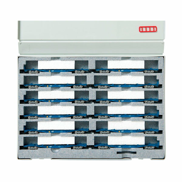 発売予定日2026年6月商品説明1988年より製作されたコンテナ搭載用貨車です。2形式で264両が登場し（試作車含）、4両でユニットを形成し運用されています。従来の車両より台枠上面が100mm低くされ、海上コンテナの搭載が可能となりました。...