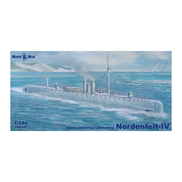 ミクロミル 1/144 ノルデンフェルトIV 蒸気推進潜水艦 完全新金型 プラモデル MKR144-041 【2月予約】