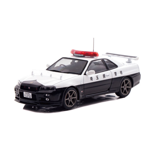 RAI’S 1/43 日産 スカイライン GT-R (BNR34) 2020 埼玉県警察高速道路交通警察隊車両 (953) 限定500台 ミニカー H7432011 【2月予約】