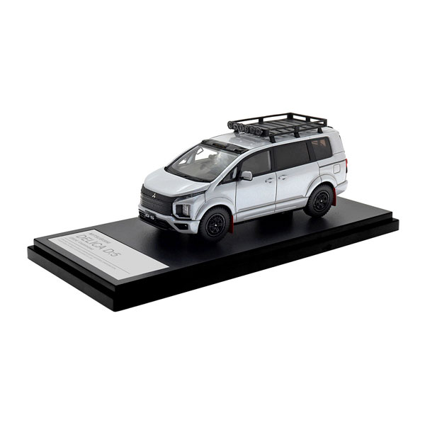 送料無料◆ハイストーリー 1/43 MITSUBISHI DELICA D:5 (2024) カスタマイズ ホワイトダイヤモンド ミニ..