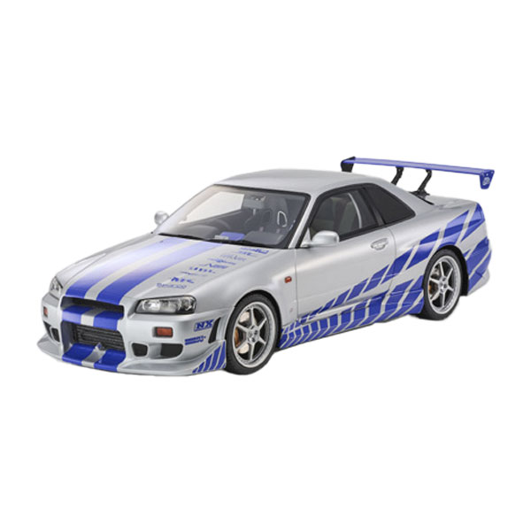 発売予定日2026年4月予定メーカー京商登場作品ワイルドスピードX2商品詳細■KYOSHOオリジナル 1/12スケール レジンモデル(開閉機構なし)■映画「2Fast＆2Furious」(邦題：ワイルドスピードX2)劇中車■世界限定 800台カーアクションムービー「2Fast＆2Furious」(邦題：ワイルドスピードX2)に登場した日産 スカイライン R34 GT-Rが京商オリジナルレジンモデルで登場！第2作でブライアンがマイアミのストリートレースで橋を飛び越える大ジャンプを魅せ見事に勝利を勝ち取ったマシン。シルバーカラーのボディに走るブルーストライプやストロボグラフィックは即座にこれと分かるほどのオリジナリティと強いインパクトがあります。その後の劇中での活躍は短命でしたが今もなおシリーズ屈指の高い人気を誇る登場車種のひとつです。モデル化にあたっての車両取材はロサンゼルスへ渡米して敢行。実際に映画に使用されたムービーカーやヒーローカーをスキャン、撮影してデータ作成を行っています。C-West製のエアロパーツや助手席に備わった3本のNOSタンク、インテリアの計器類も取材車両を元に再現しました。1/12レジンモデルのFast＆Furious第一弾としてリリースするスカイライン R34 GT-Rは世界限定800台の貴重なモデル。大迫力のミュージアムスケールモデルをお見逃しなく！！(C)Universal City Studios LLC. All Rights Reserved.原型製作---サイズ1/12スケール商品仕様レジン製 塗装済み完成品 ミニカーパッケージ---備考※こちらの商品は送料無料とさせて頂きます。個数制限お1人様(1世帯)に付き1個まで■ ご予約商品全般に関するご注意当店では十分な数量を発注したうえでご予約を承っておりますが、生産上の都合などにより、入荷直前で数量を調整されてしまう場合が稀に御座います。その場合メールでご連絡のうえ、原則ご注文先着順でのご提供となります。また、複数個のご注文を減数させて頂いたり、ご注文自体を取り消しとさせて頂く場合が御座います。予めご了承頂けますようお願い致します。※2019年4月1日より、ご予約商品はお支払い方法に関わらず単体のみでの受付となります。上記日時以降にご予約商品を複数同時にご注文された場合、自動的にキャンセル処理が行われますのでご注意下さい。2019年3月31日以前にご注文の場合、同梱・分割につきましては以下からご確認下さい。ご注文管理システム概要※商品の大幅な延期についてメーカーの都合により発売の大幅な遅れが発生する可能性がございます。発売延期発生から1年以上情報が途絶えたものは、当店の判断で受注を一旦白紙とさせて頂く場合が御座います。正確な情報が入り次第、改めて受注を取り直し致します。また、2019年4月1日より、注文日より1年以上経過したご注文は、システム上強制キャンセルされることとなりました。予めご了承下さい。※ご予約商品のキャンセルについてご注文のキャンセルは発売延期時等も含み原則不可となりますので、十分ご検討の上お申し込み下さい。代金引換発送後の受け取り拒否などは、往復分の送料等諸経費をご請求させて頂きます。尚、複数個（2個以上）のご注文、海外メーカーの商品、1万円を超える高額商品のご注文はキャンセルを一切承る事が出来ませんので、十分ご検討のうえご注文下さい。また、キャンセル履歴のある方のご注文は、当店の判断でご注文をお断りさせて頂く場合が御座いますので予めご了承下さい。※商品の発送時期について◎ ご予約商品は入荷翌営業日より発送されます。営業日に付きましては、トップページのカレンダーをご確認下さい。入荷日が週末にあたる場合は、翌週の発送になります。お急ぎの発送に対応出来ない場合が御座いますので予めご了承下さい。※長期のお取り置きはしておりません。※当社が運営する他店舗でのご注文とはおまとめが出来ません。※お引越しや長期出張の際は事前にメールでご連絡下さい。※ラッピングサービス、海外発送は行っておりませんので予めご了承下さい。JAN CODE：4548565513598