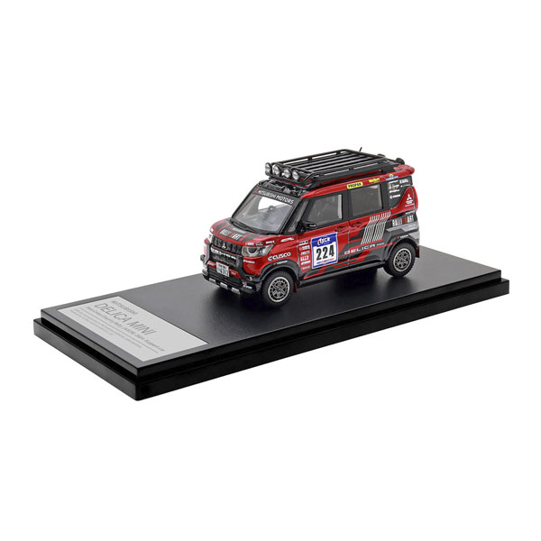 送料無料◆ハイストーリー 1/43 MITSUBISHI DELICA MINI アジアクロスカントリーラリー2024 サポートカー レジンモデル ミニカー HS544 【未定予約】