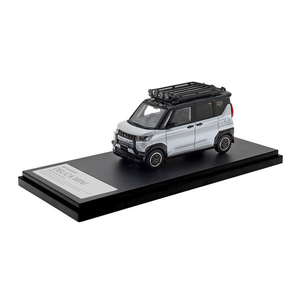 送料無料◆ハイストーリー 1/43 MITSUBISHI DELICA MINI (2023) カスタマイズ ホワイトパール×ブラックマイカ レジンモデル ミニカー HS545WH 【4月予約】