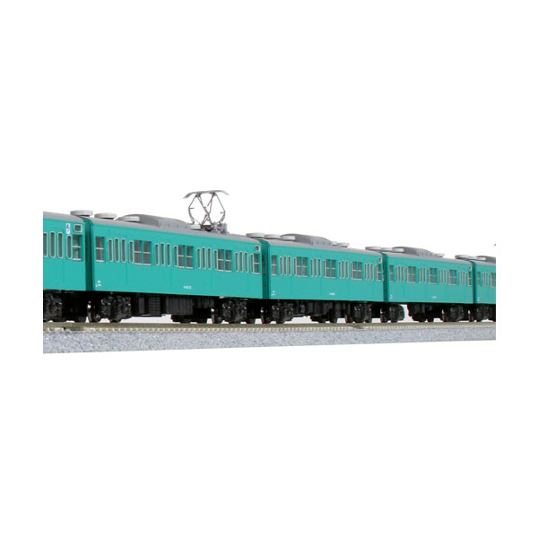 10-1744E KATO カトー 103系 (エメラルドグリーン) 中間車3両セット Nゲージ 再生産 鉄道模型 【6月予約】